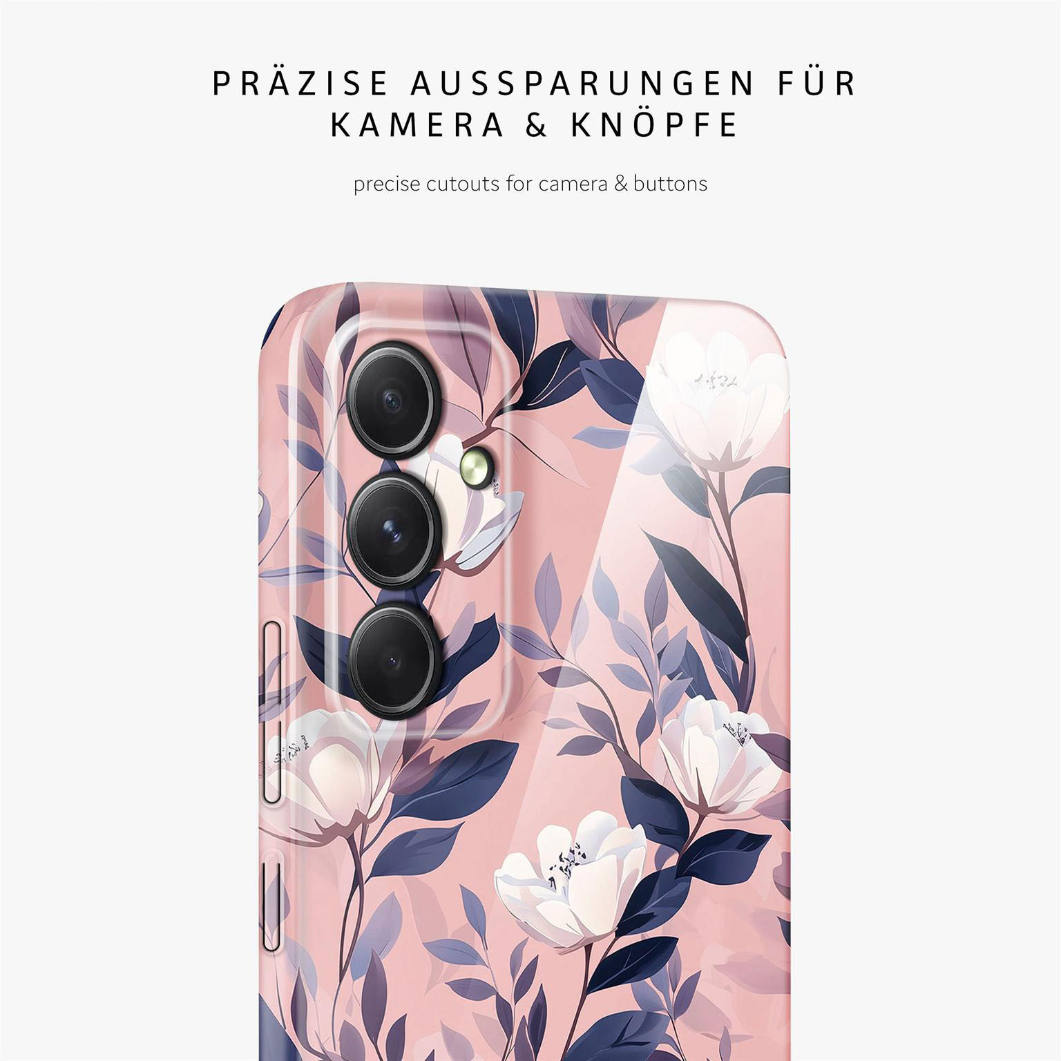 ONEFLOW Flower Cover Samsung Galaxy A54 5G Hülle mit Blumen Design – Produktbild 7