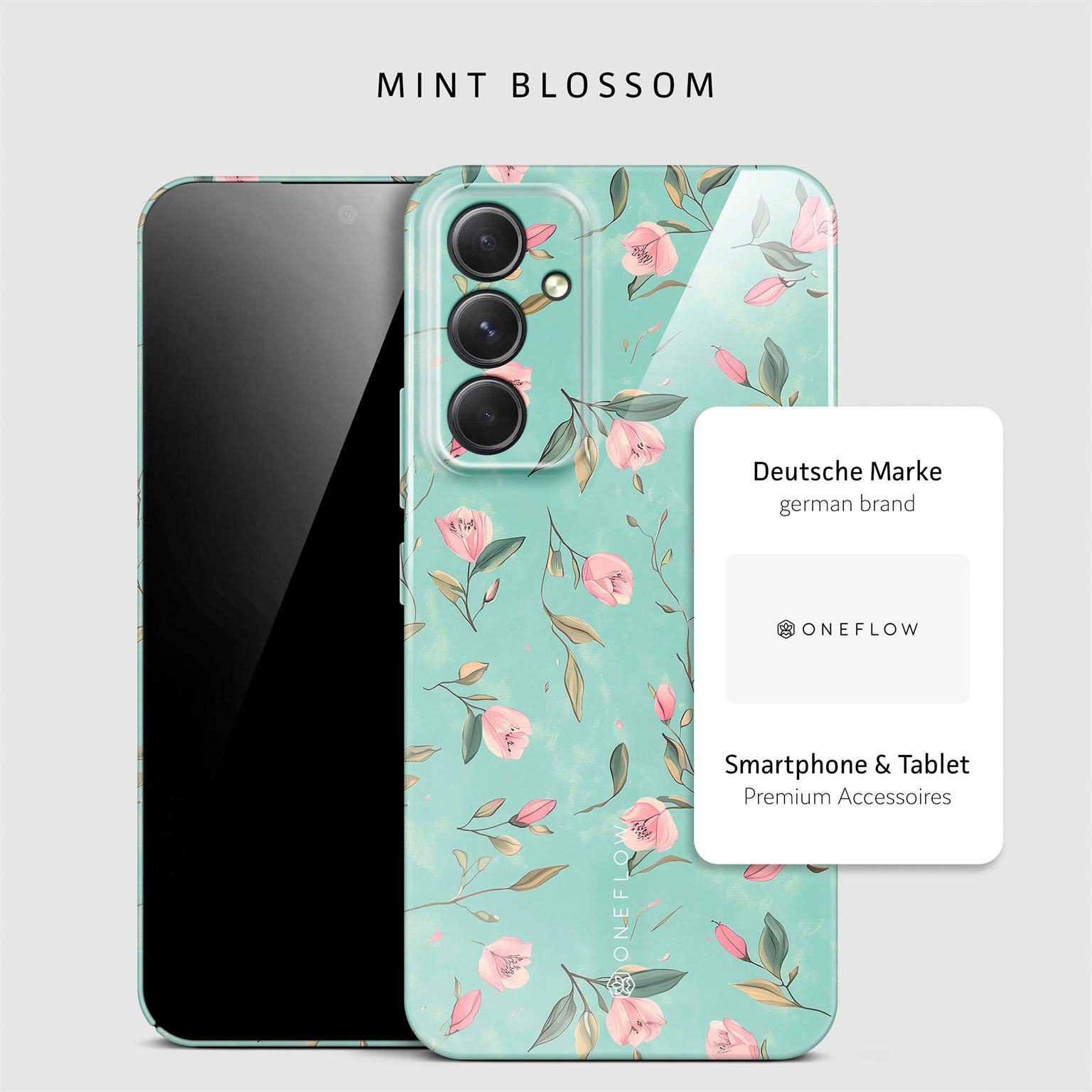 ONEFLOW Flower Cover Samsung Galaxy A54 5G Hülle mit Blumen Design – Produktbild 4