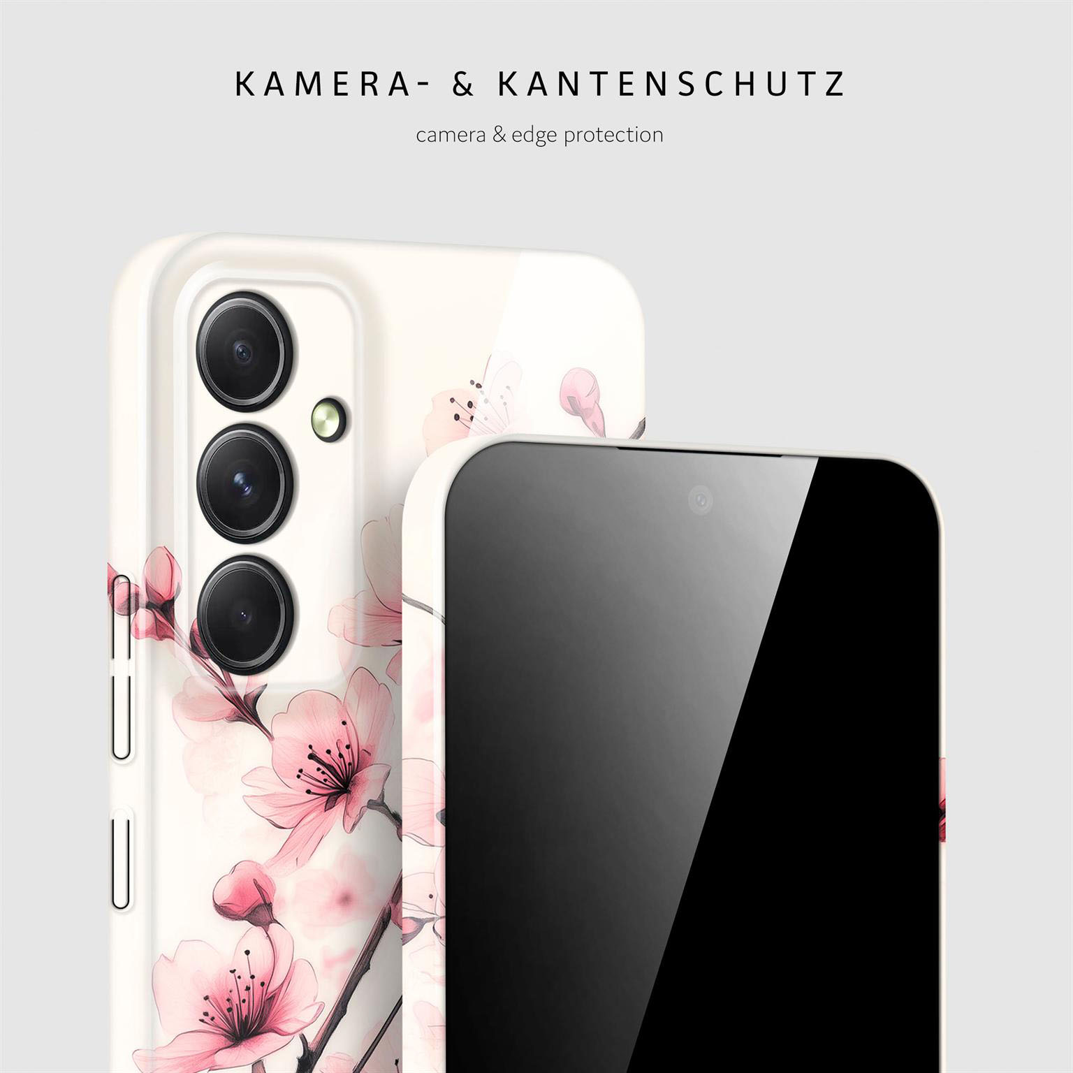 ONEFLOW Flower Cover Samsung Galaxy A54 5G Hülle mit Blumen Design – Produktbild 2