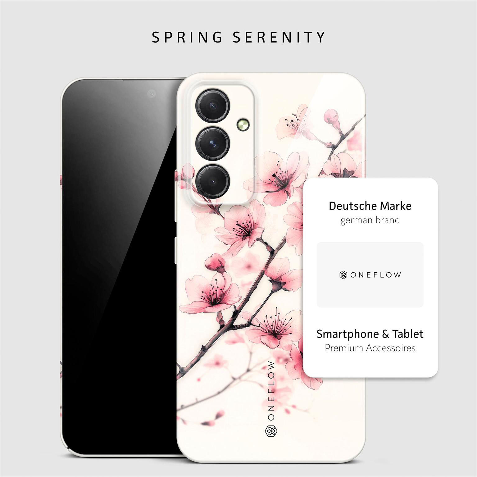 ONEFLOW Flower Cover Samsung Galaxy A54 5G Hülle mit Blumen Design – Produktbild 4