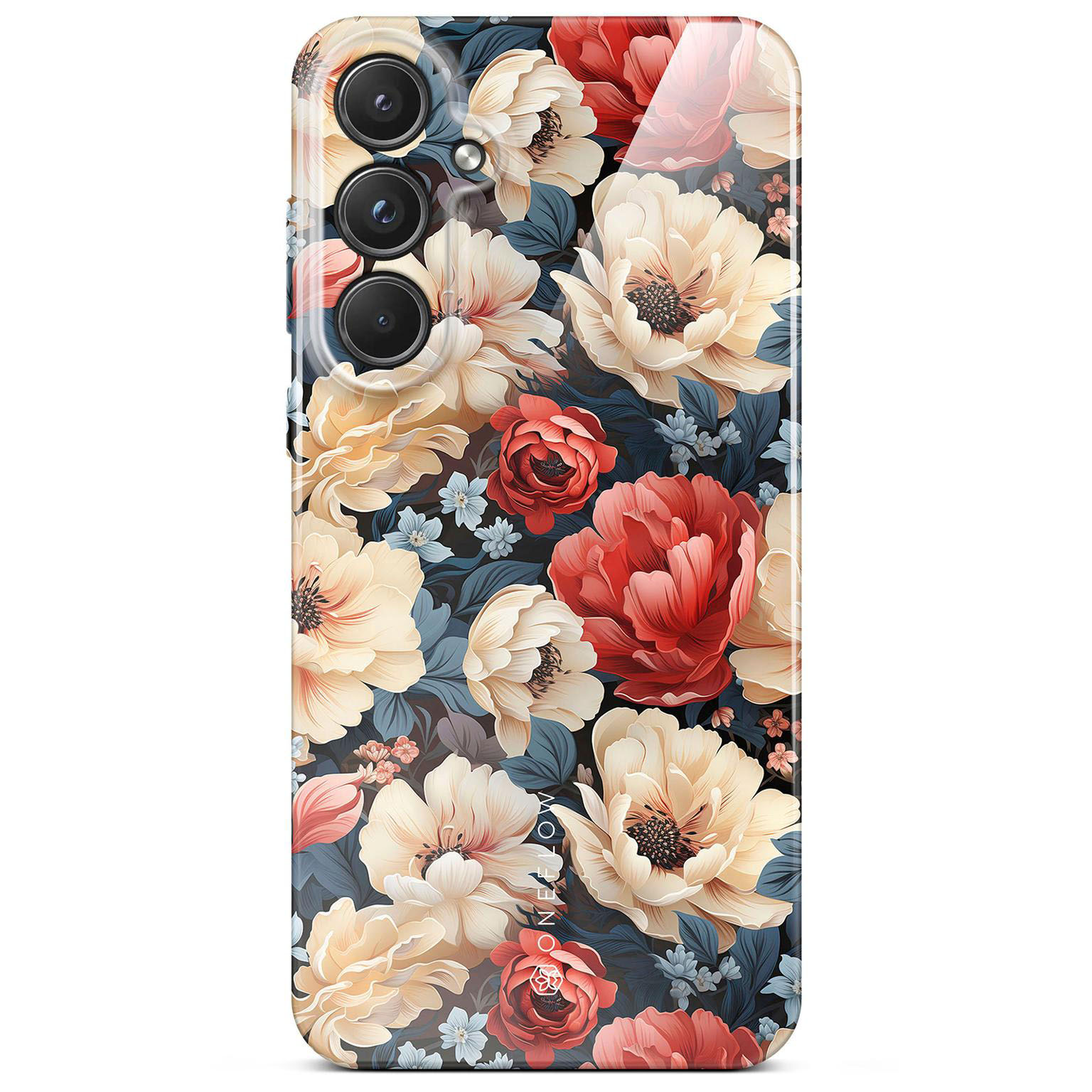 ONEFLOW Flower Cover Samsung Galaxy A55 5G Hülle mit Blumen Design – Produktbild 1