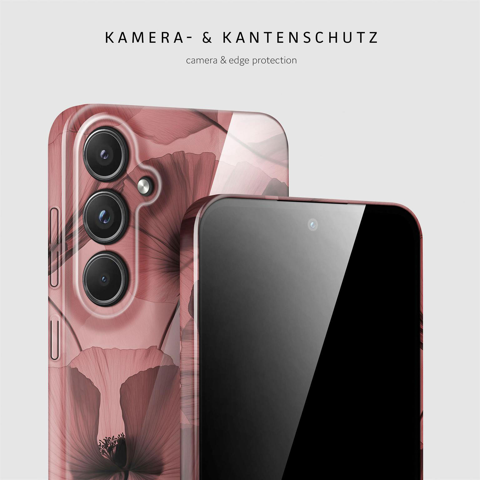ONEFLOW Flower Cover Samsung Galaxy A55 5G Hülle mit Blumen Design – Produktbild 2
