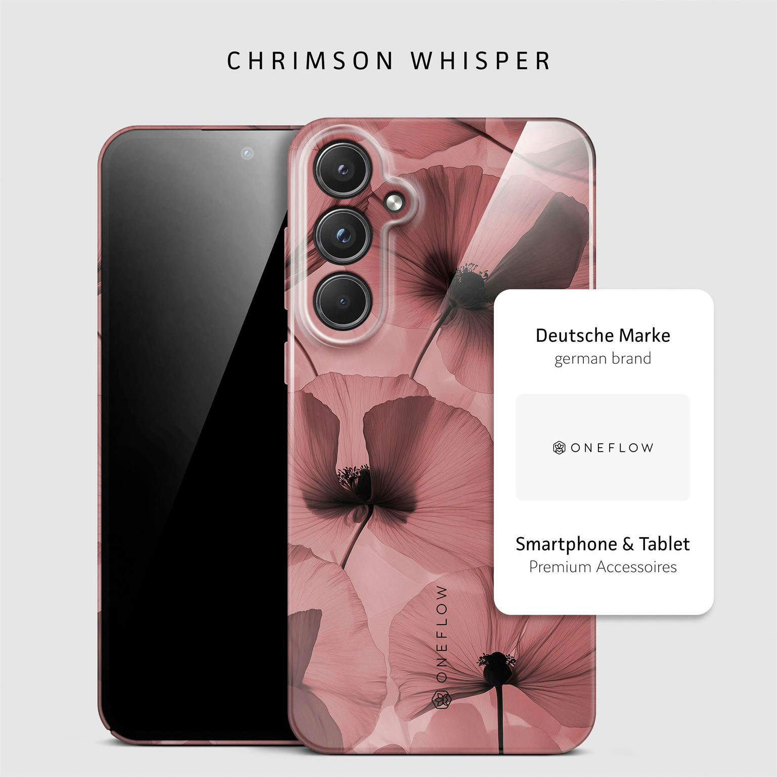 ONEFLOW Flower Cover Samsung Galaxy A55 5G Hülle mit Blumen Design – Produktbild 4