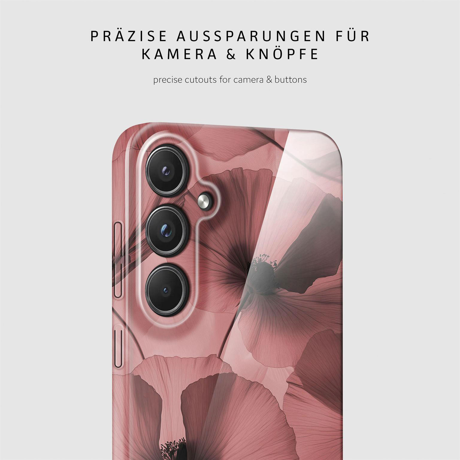 ONEFLOW Flower Cover Samsung Galaxy A55 5G Hülle mit Blumen Design – Produktbild 7