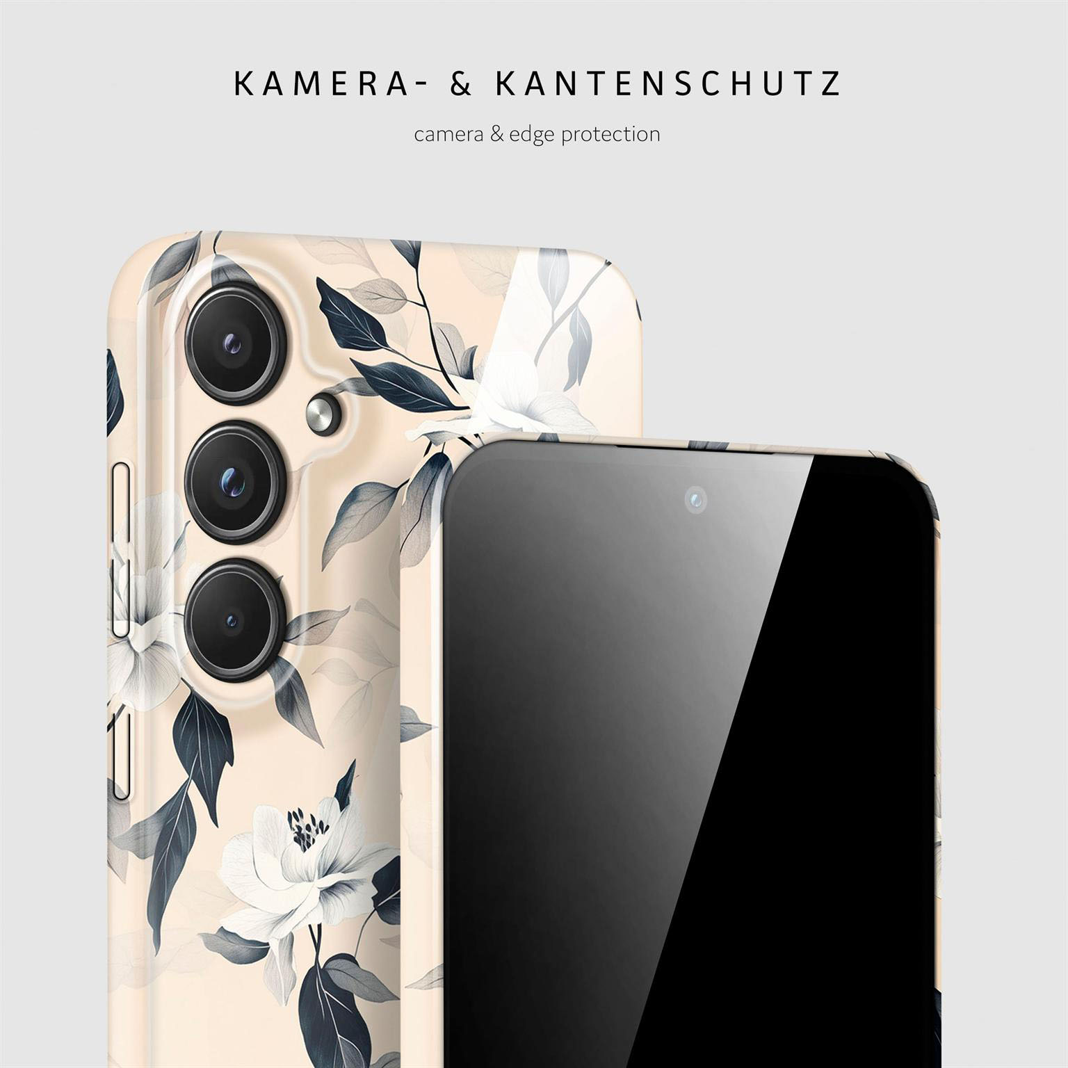 ONEFLOW Flower Cover Samsung Galaxy A55 5G Hülle mit Blumen Design – Produktbild 2