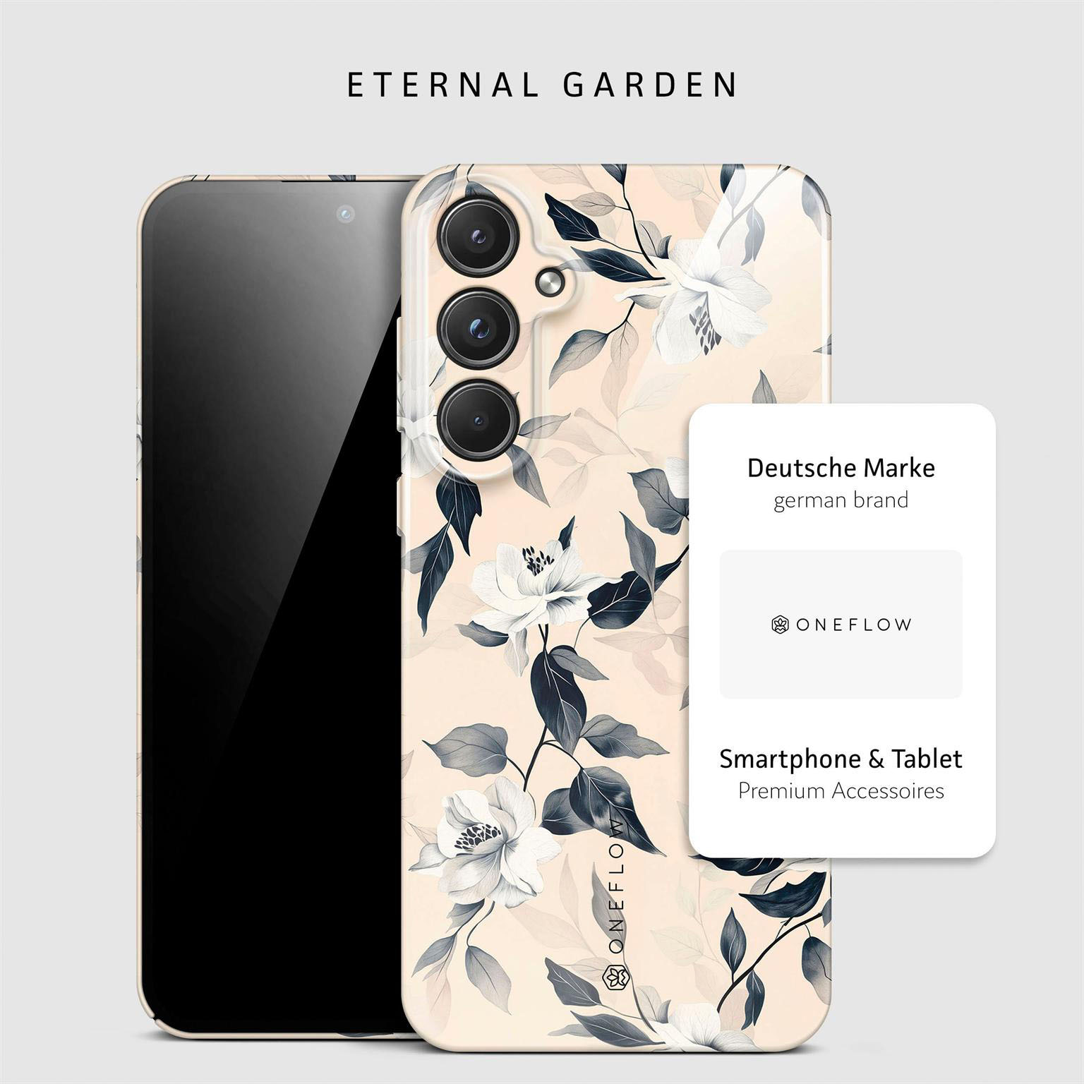 ONEFLOW Flower Cover Samsung Galaxy A55 5G Hülle mit Blumen Design – Produktbild 4