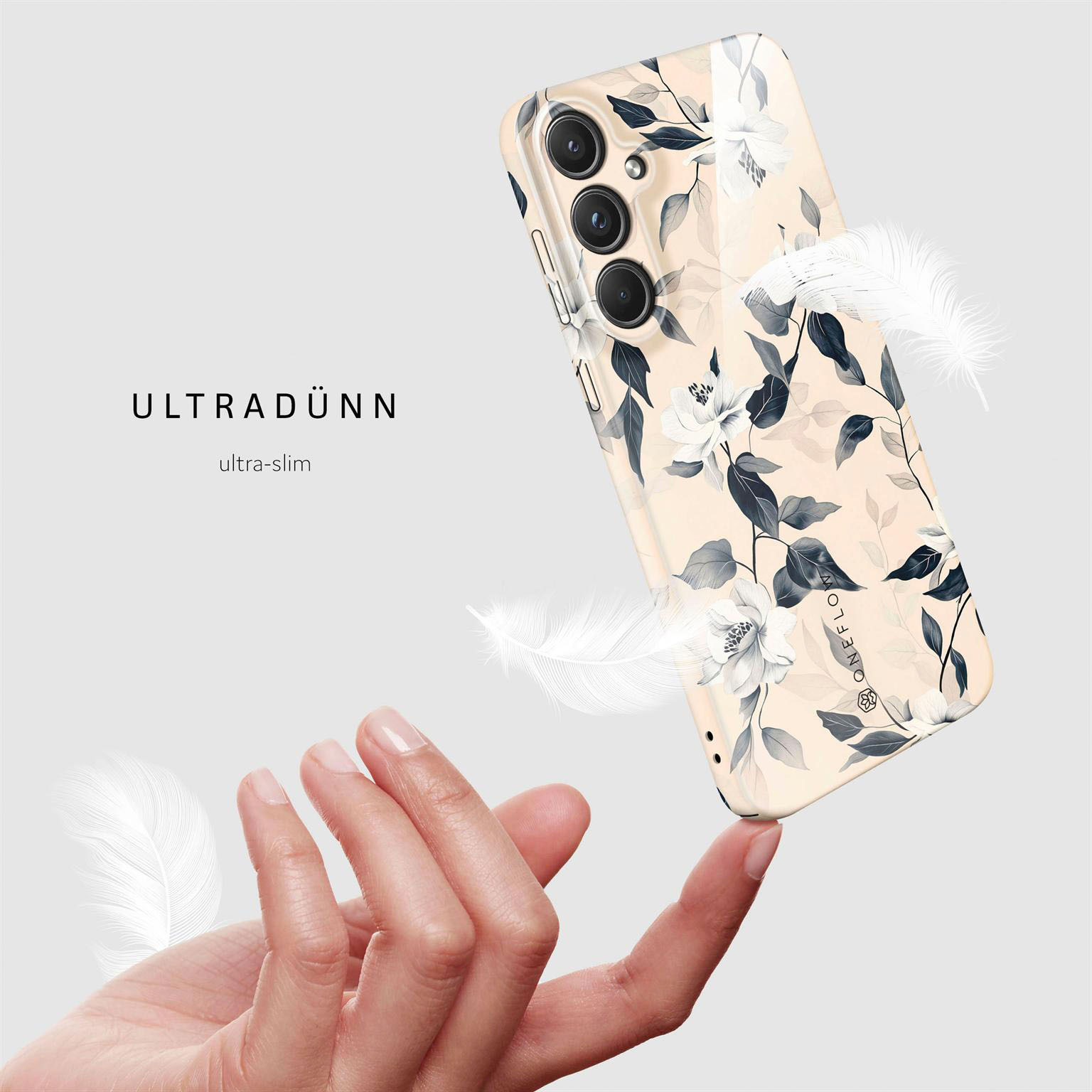 ONEFLOW Flower Cover Samsung Galaxy A55 5G Hülle mit Blumen Design – Produktbild 5