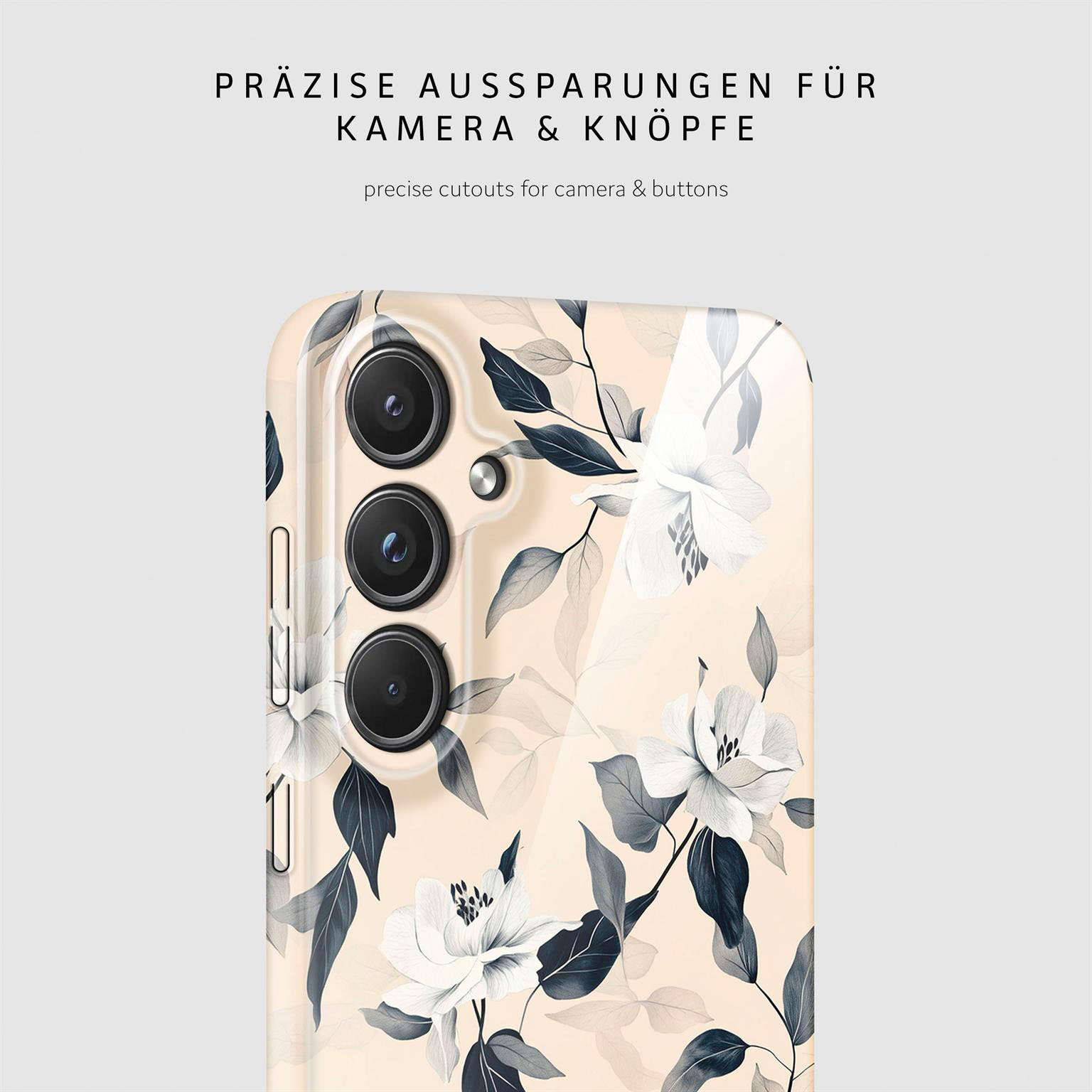 ONEFLOW Flower Cover Samsung Galaxy A55 5G Hülle mit Blumen Design – Produktbild 7