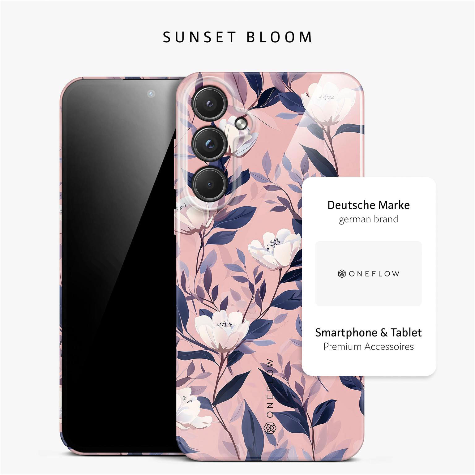 ONEFLOW Flower Cover Samsung Galaxy A55 5G Hülle mit Blumen Design – Produktbild 4