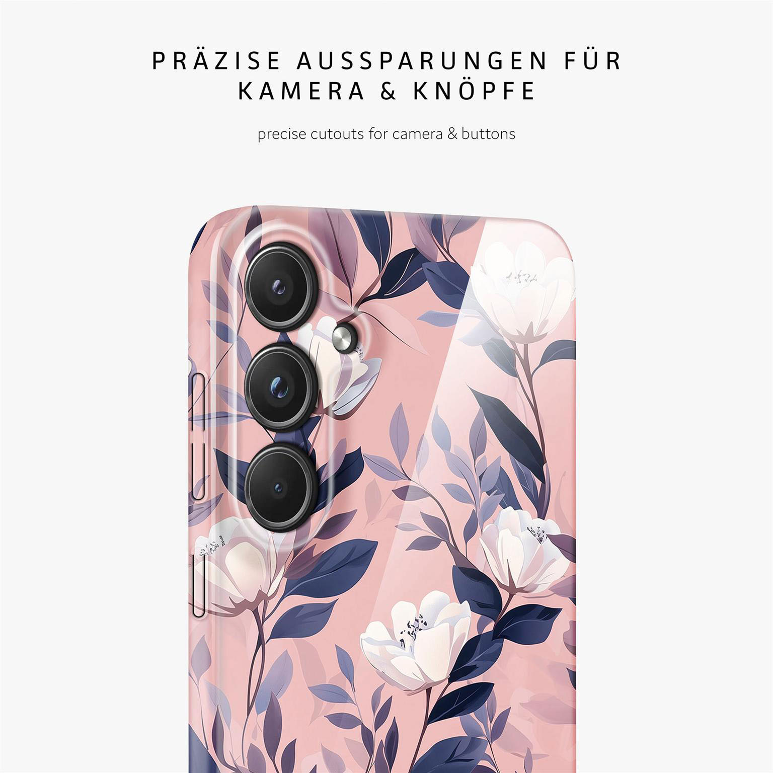 ONEFLOW Flower Cover Samsung Galaxy A55 5G Hülle mit Blumen Design – Produktbild 7