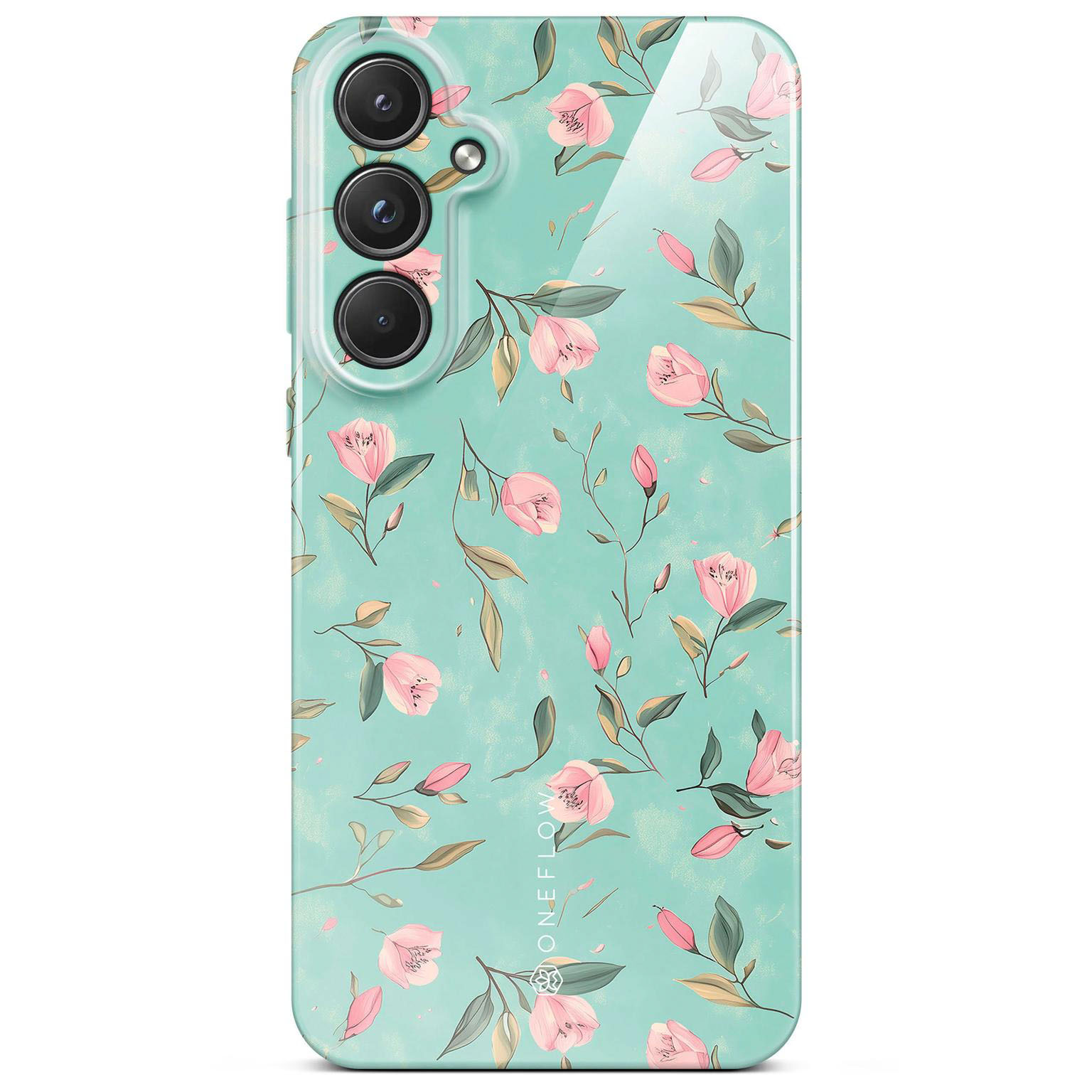 ONEFLOW Flower Cover Samsung Galaxy A55 5G Hülle mit Blumen Design – Produktbild 1