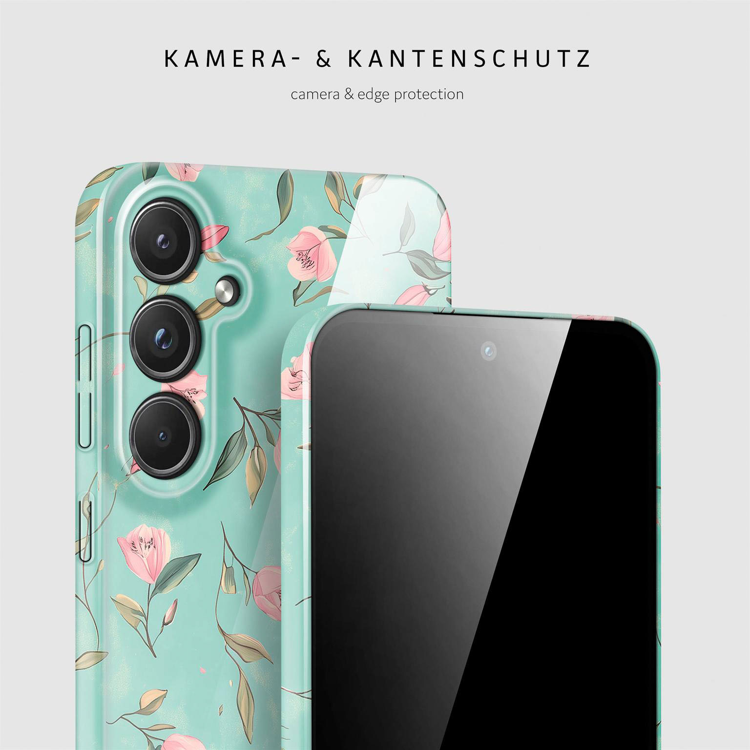 ONEFLOW Flower Cover Samsung Galaxy A55 5G Hülle mit Blumen Design – Produktbild 2