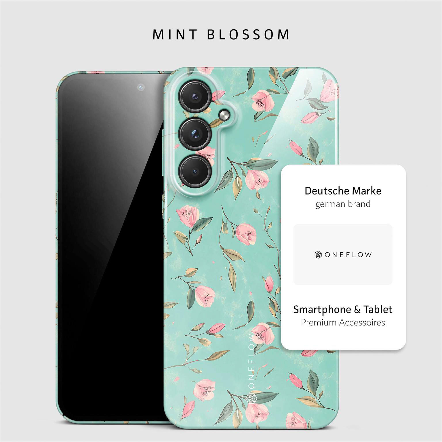 ONEFLOW Flower Cover Samsung Galaxy A55 5G Hülle mit Blumen Design – Produktbild 4