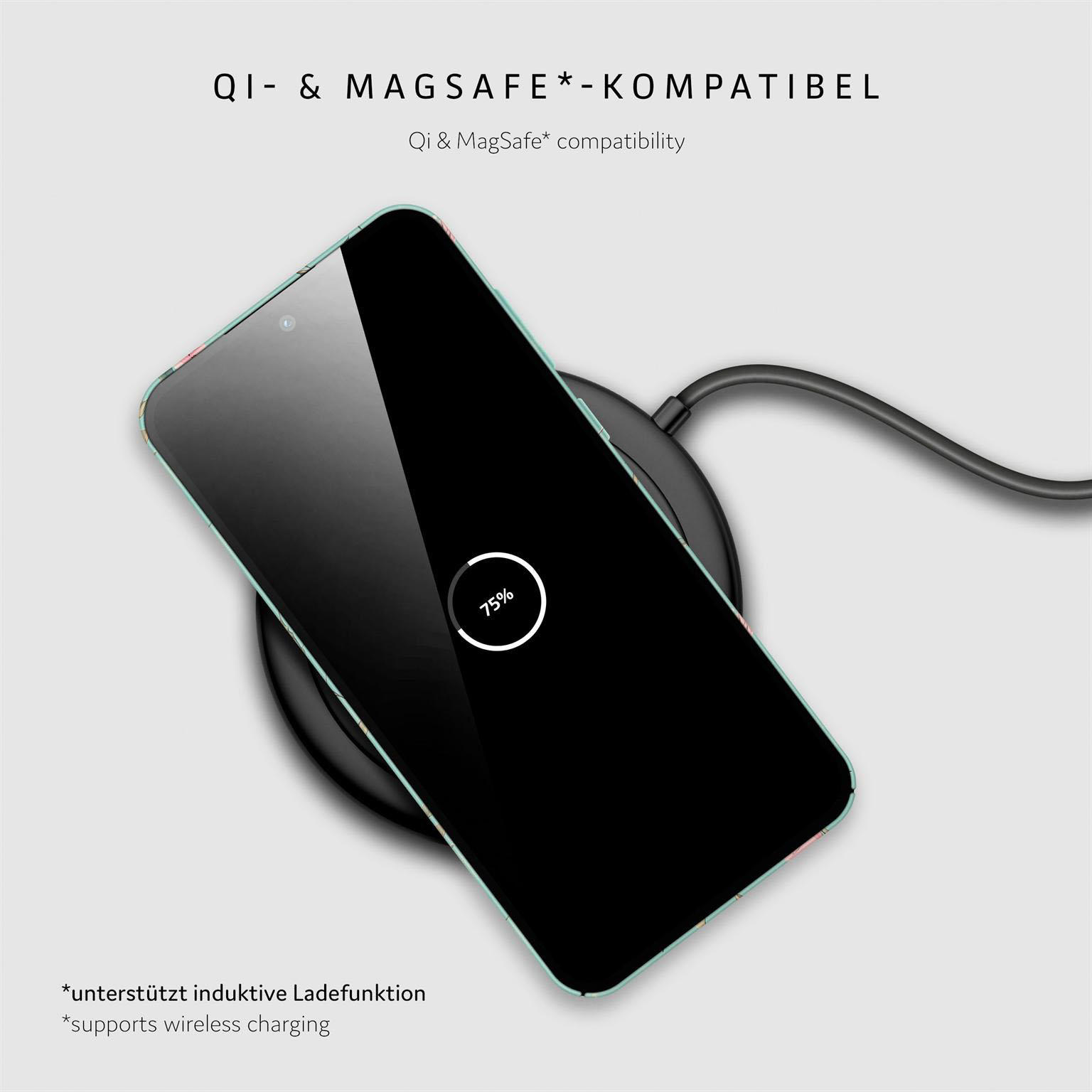ONEFLOW Flower Cover Samsung Galaxy A55 5G Hülle mit Blumen Design – Produktbild 6