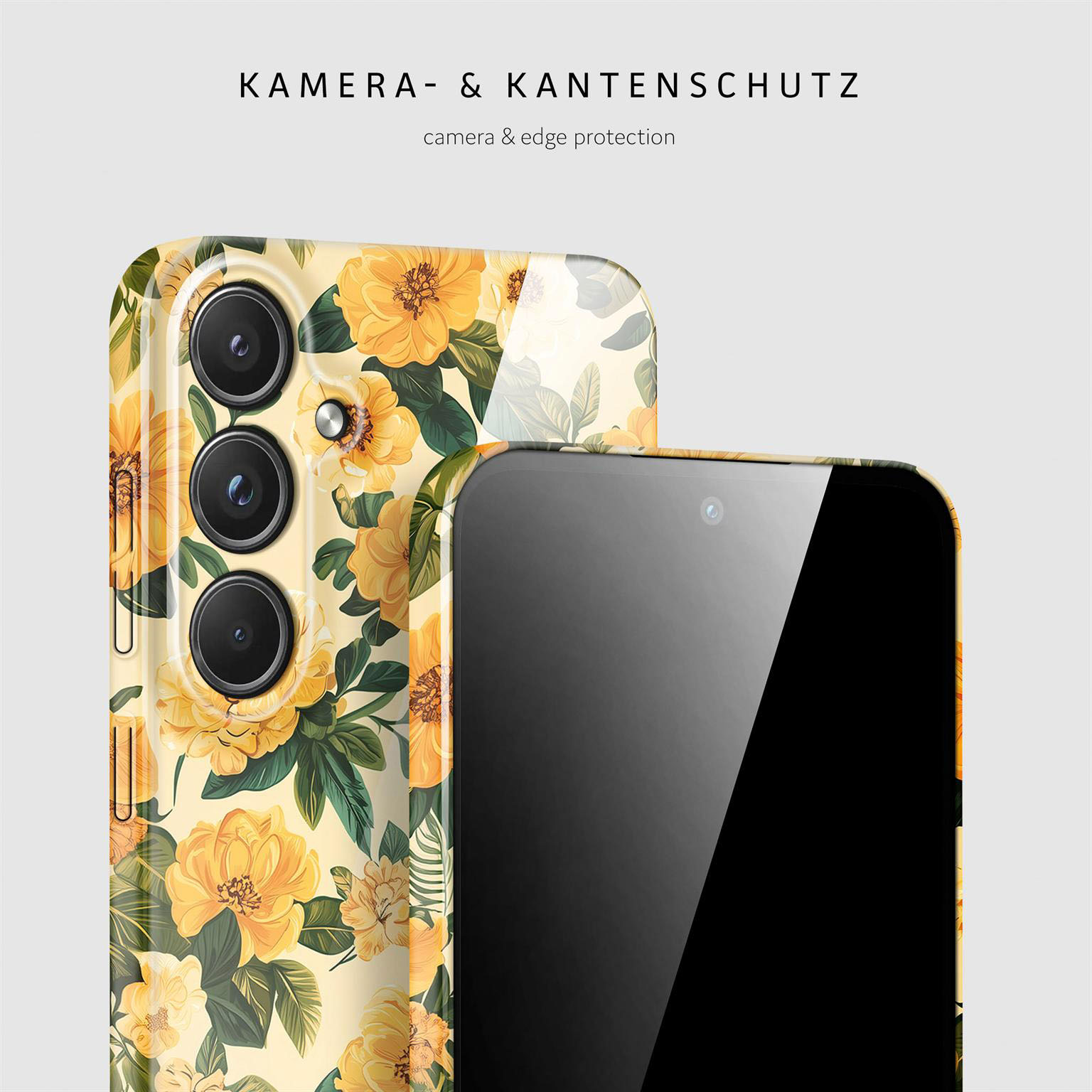 ONEFLOW Flower Cover Samsung Galaxy S20 FE Hülle mit Blumen Design – Produktbild 2