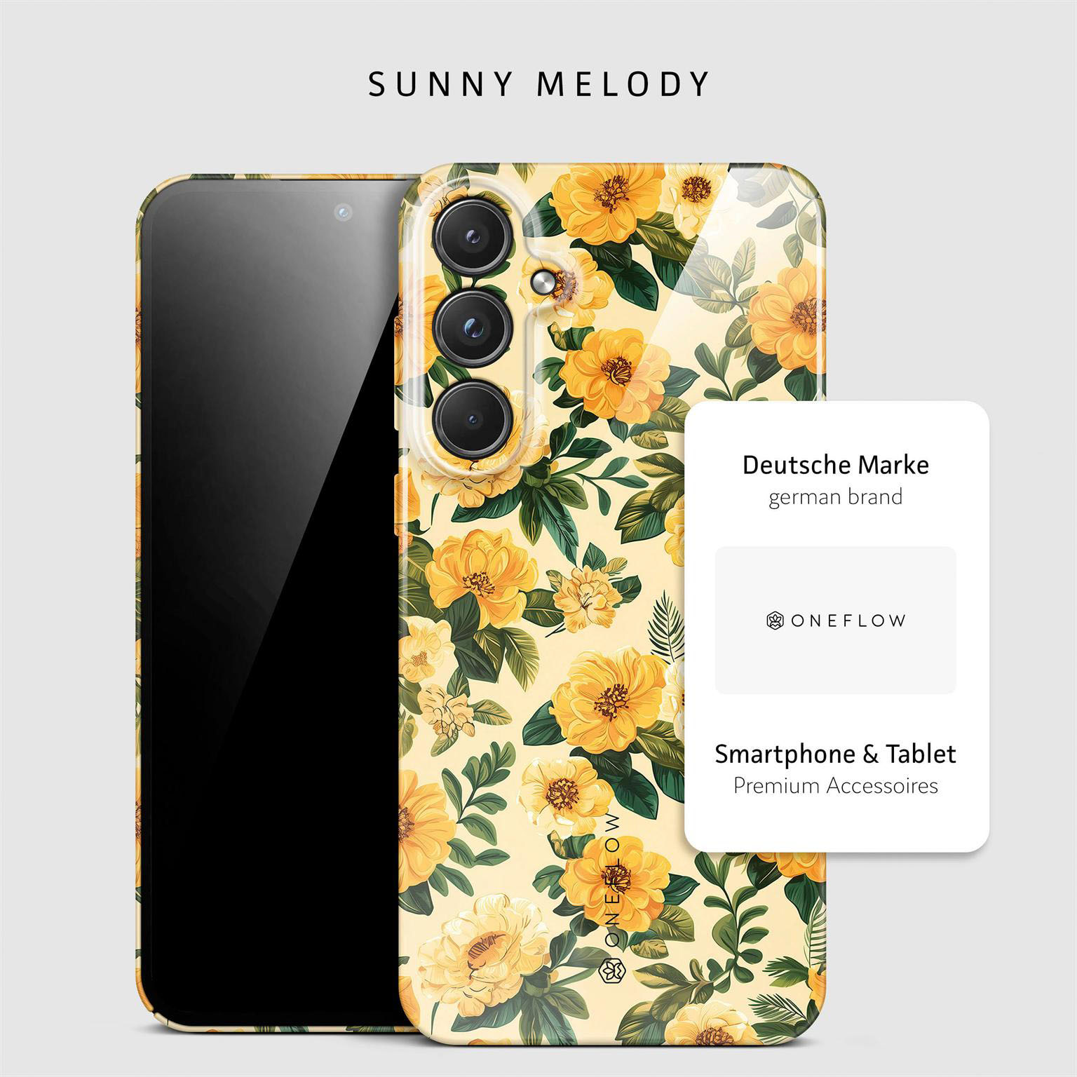 ONEFLOW Flower Cover Samsung Galaxy S20 FE Hülle mit Blumen Design – Produktbild 4