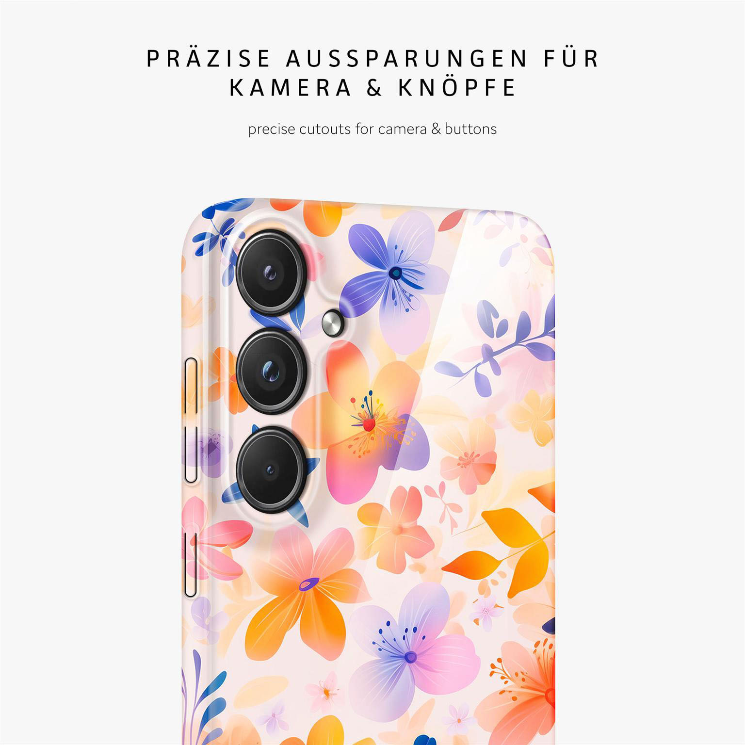 ONEFLOW Flower Cover Samsung Galaxy S20 FE Hülle mit Blumen Design – Produktbild 7