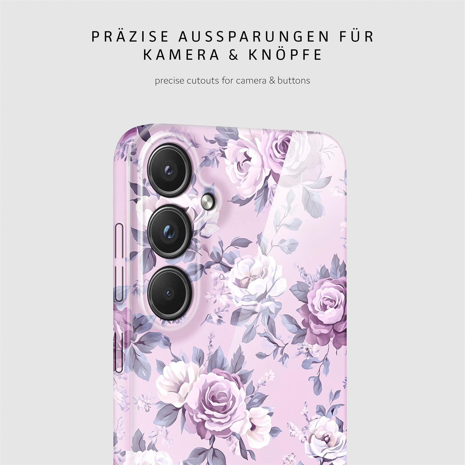 ONEFLOW Flower Cover Samsung Galaxy S20 FE Hülle mit Blumen Design – Produktbild 7