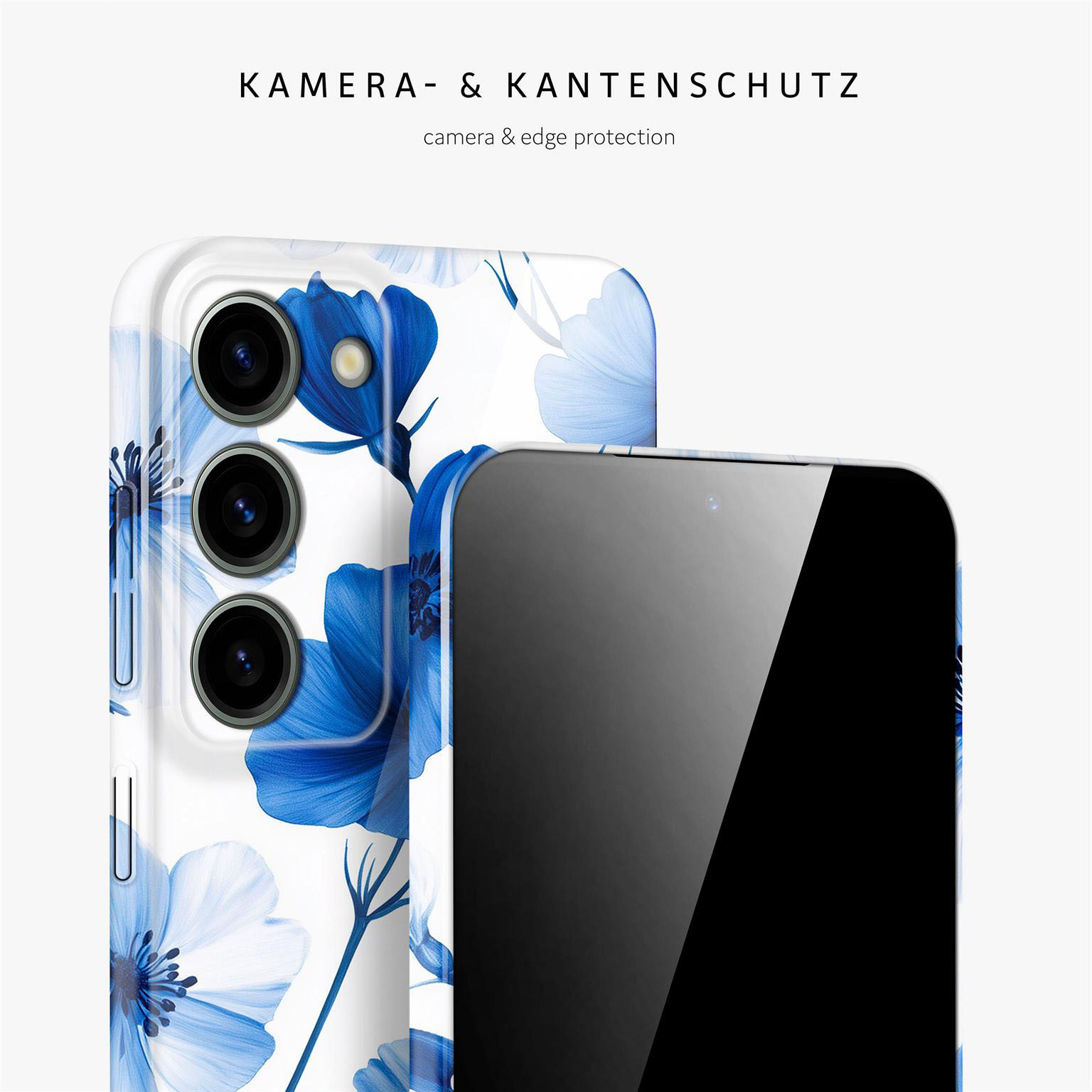ONEFLOW Flower Cover Samsung Galaxy S23 Hülle mit Blumen Design – Produktbild 2
