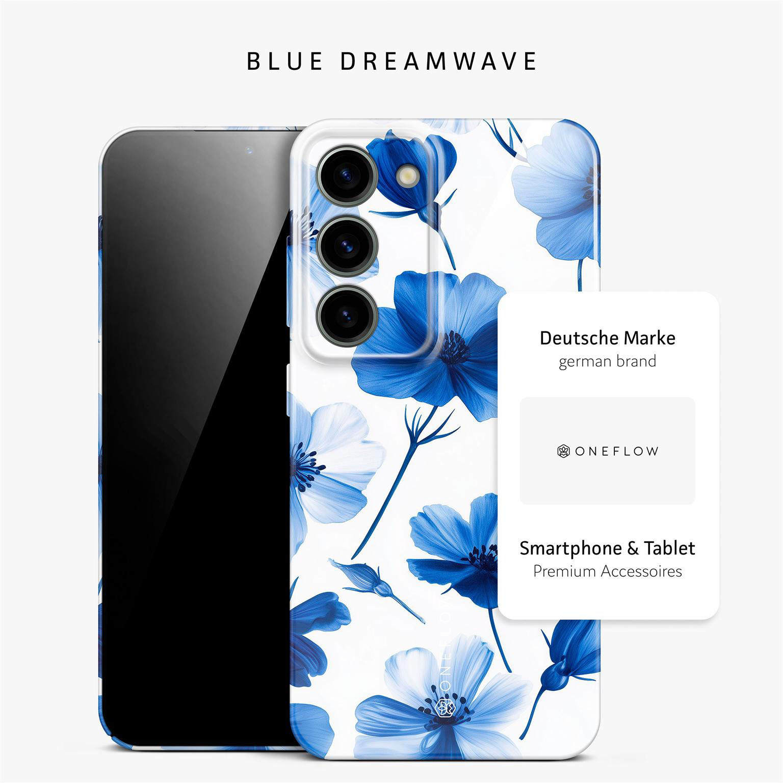 ONEFLOW Flower Cover Samsung Galaxy S23 Hülle mit Blumen Design – Produktbild 4
