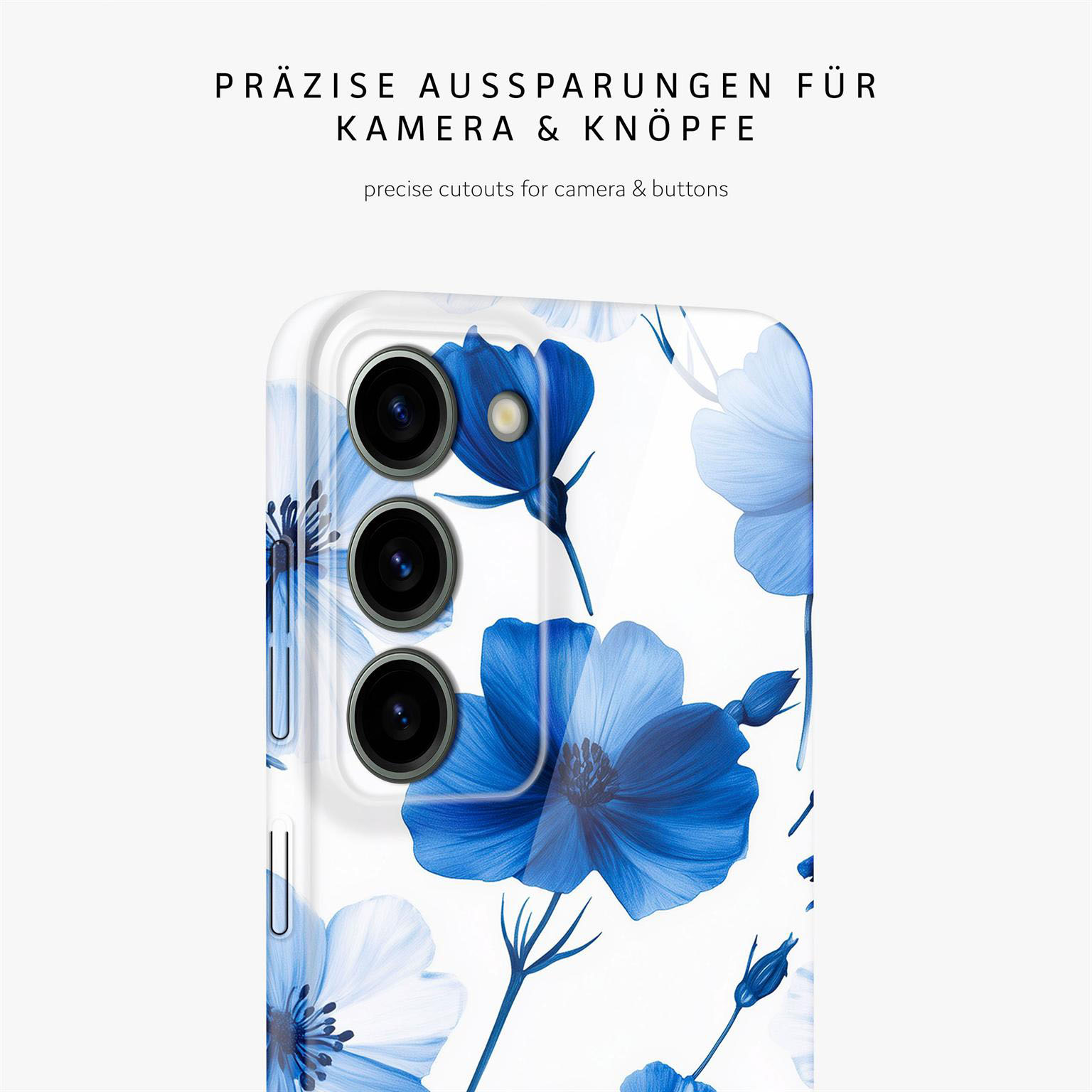 ONEFLOW Flower Cover Samsung Galaxy S23 Hülle mit Blumen Design – Produktbild 7