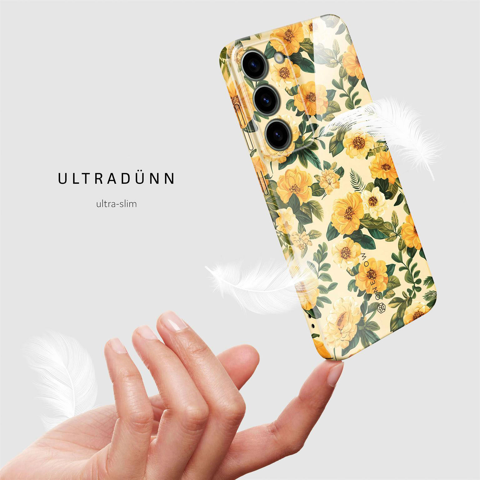 ONEFLOW Flower Cover Samsung Galaxy S23 Hülle mit Blumen Design – Produktbild 5