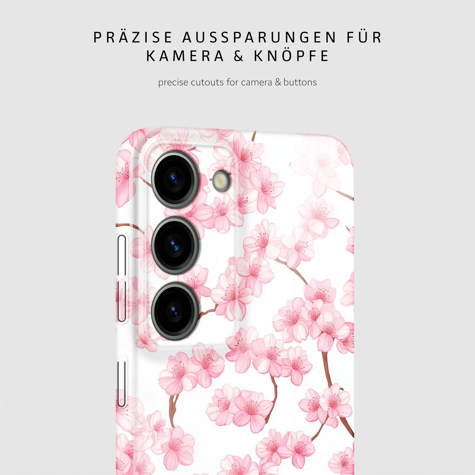 ONEFLOW Flower Cover Samsung Galaxy S23 Hülle mit Blumen Design – Produktbild 7