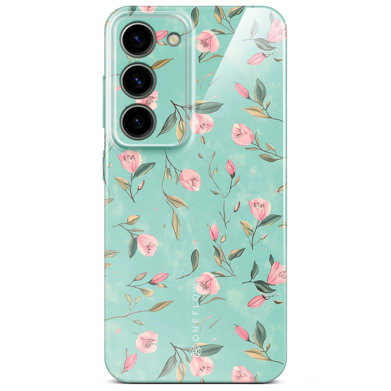ONEFLOW Flower Cover Samsung Galaxy S23 Hülle mit Blumen Design – Produktbild 1