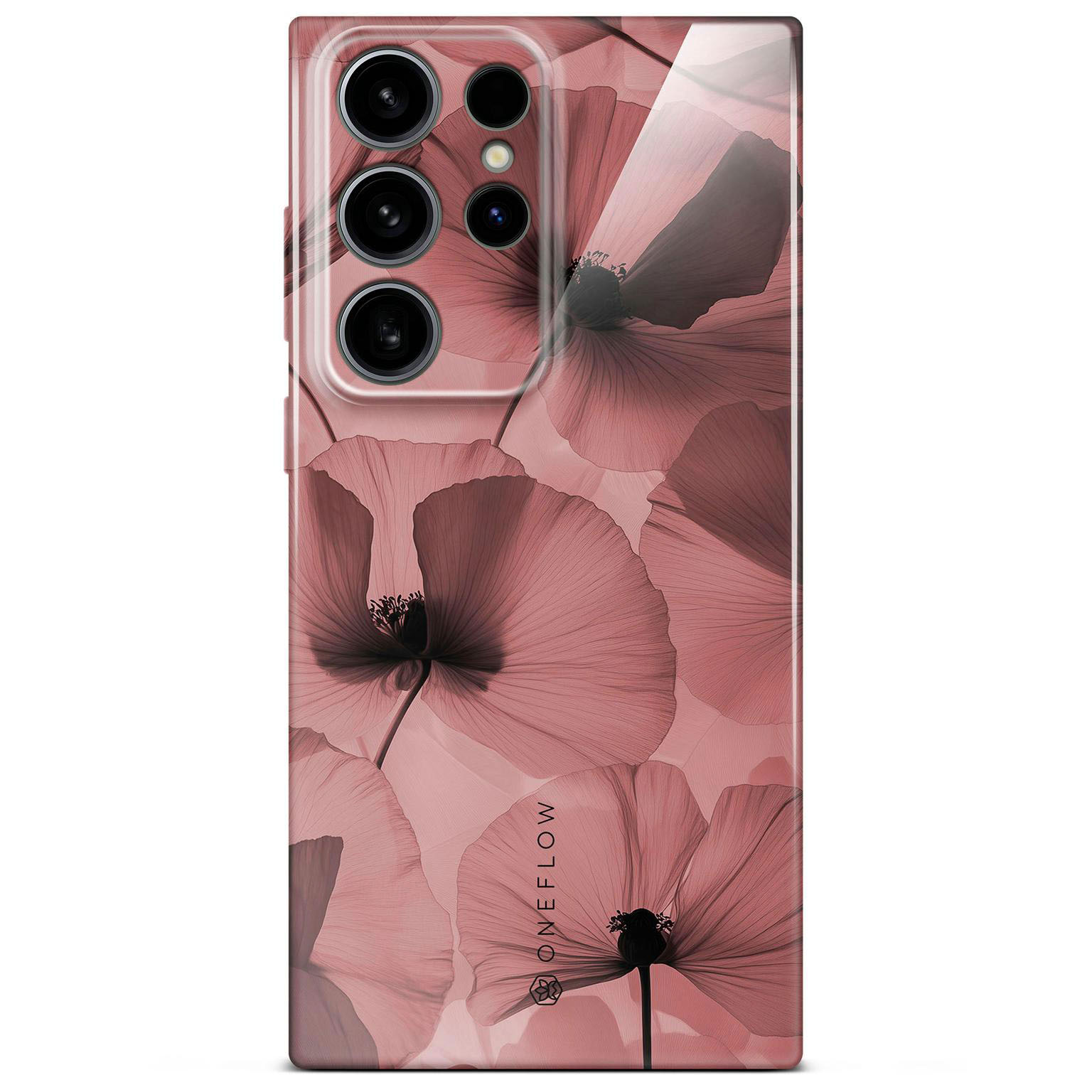 ONEFLOW Flower Cover Samsung Galaxy S24 Ultra Hülle mit Blumen Design – Produktbild 1