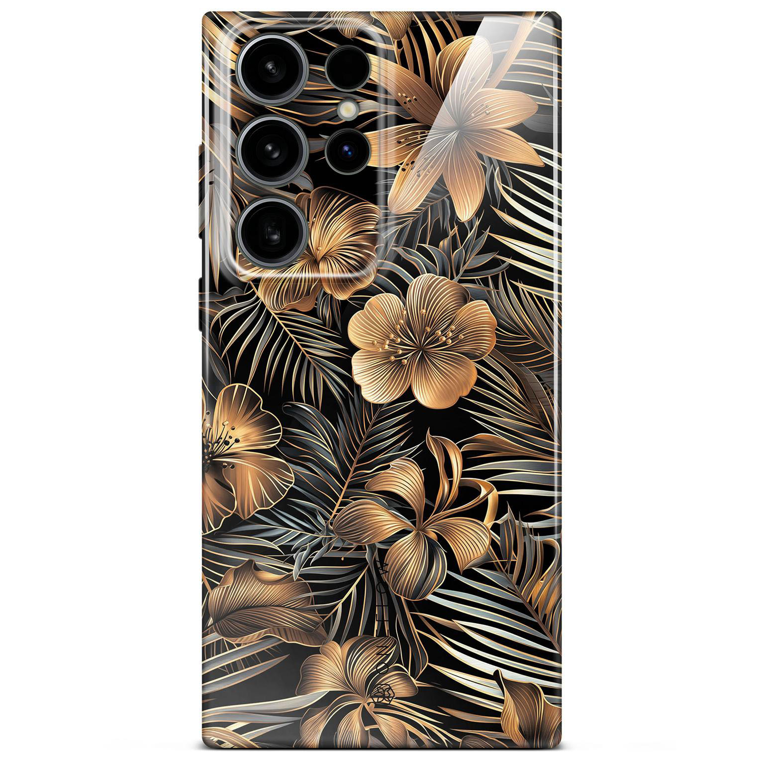 ONEFLOW Flower Cover Samsung Galaxy S24 Ultra Hülle mit Blumen Design – Produktbild 1