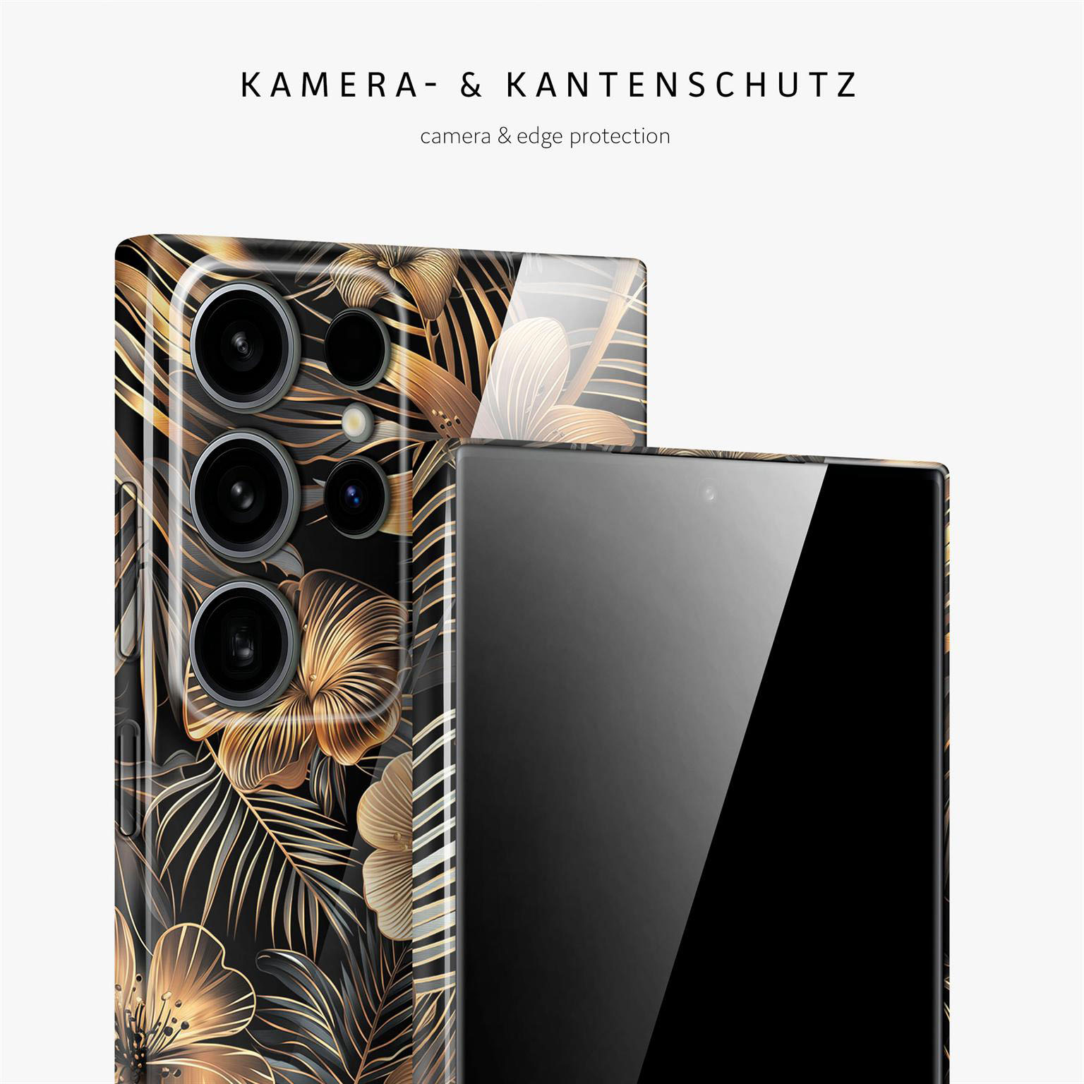 ONEFLOW Flower Cover Samsung Galaxy S24 Ultra Hülle mit Blumen Design – Produktbild 2