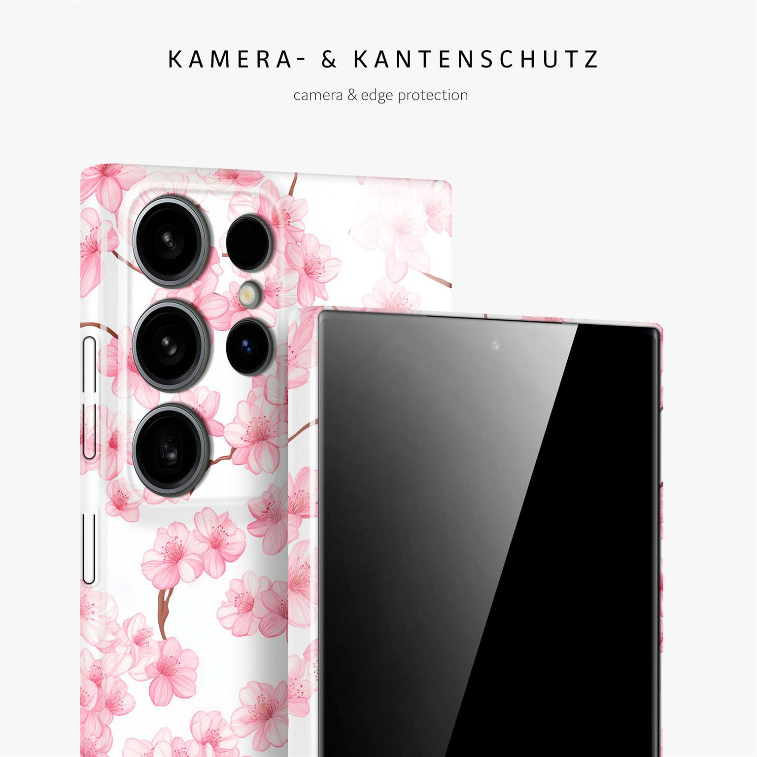 ONEFLOW Flower Cover Samsung Galaxy S24 Ultra Hülle mit Blumen Design – Produktbild 2