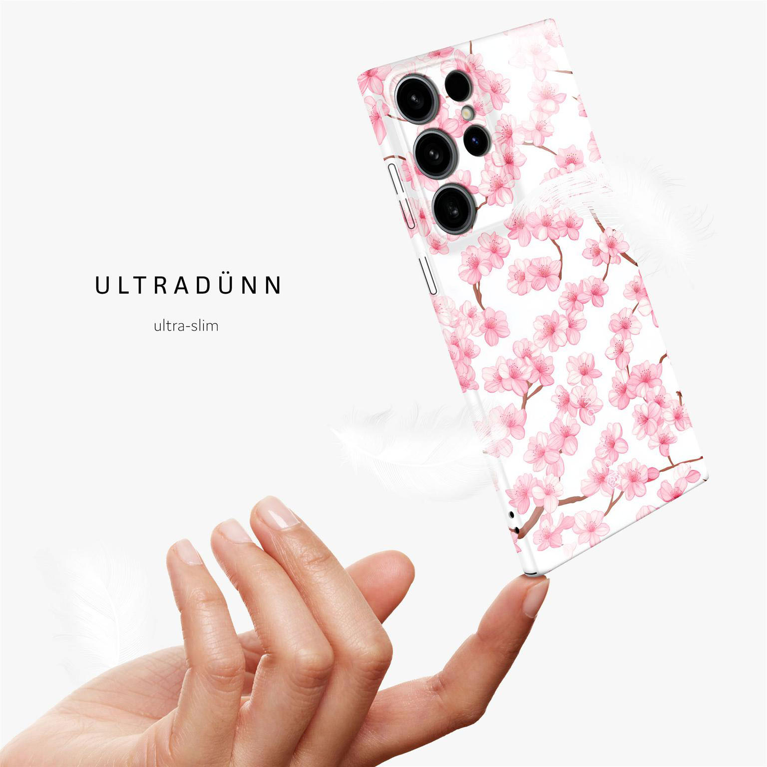 ONEFLOW Flower Cover Samsung Galaxy S24 Ultra Hülle mit Blumen Design – Produktbild 5