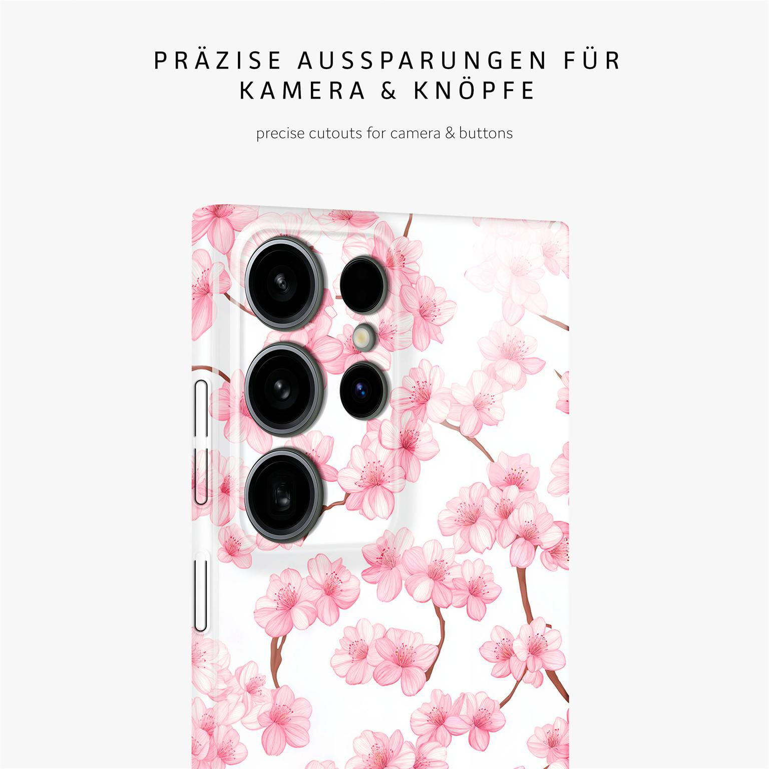 ONEFLOW Flower Cover Samsung Galaxy S24 Ultra Hülle mit Blumen Design – Produktbild 7