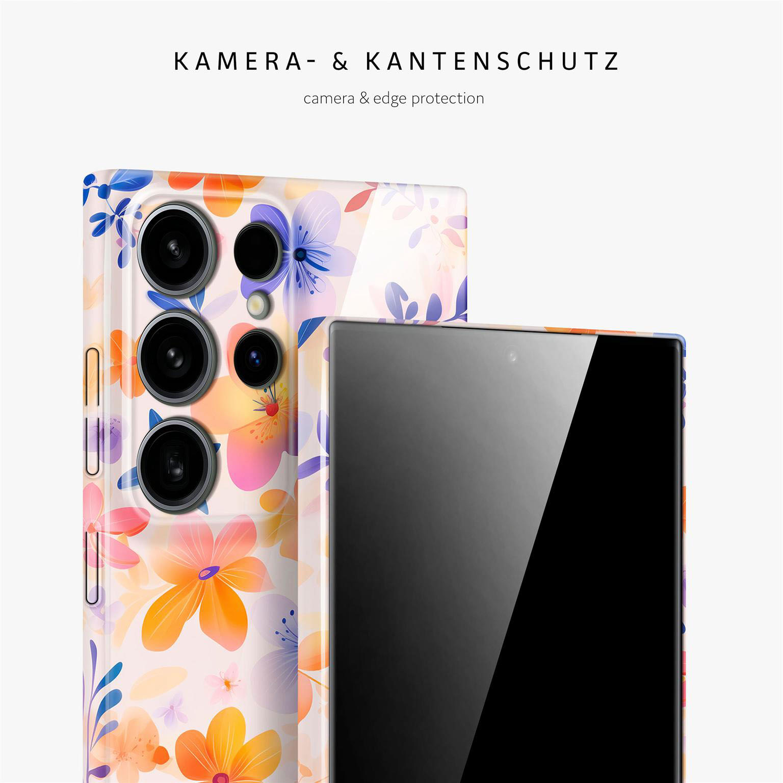 ONEFLOW Flower Cover Samsung Galaxy S24 Ultra Hülle mit Blumen Design – Produktbild 2