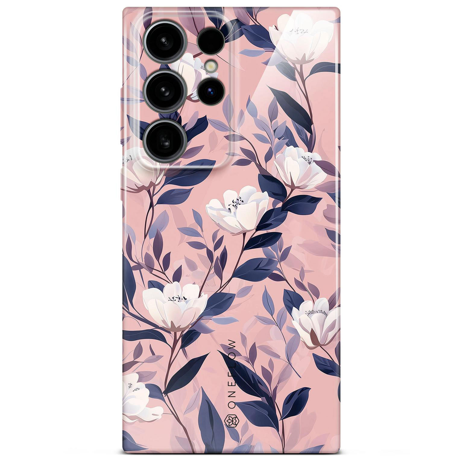 ONEFLOW Flower Cover Samsung Galaxy S24 Ultra Hülle mit Blumen Design – Produktbild 1