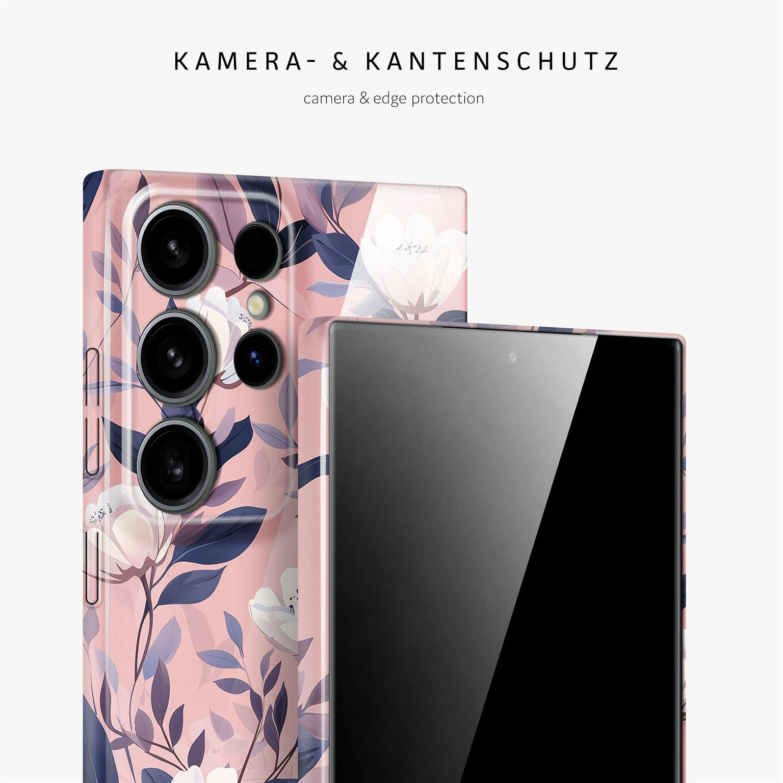 ONEFLOW Flower Cover Samsung Galaxy S24 Ultra Hülle mit Blumen Design – Produktbild 2