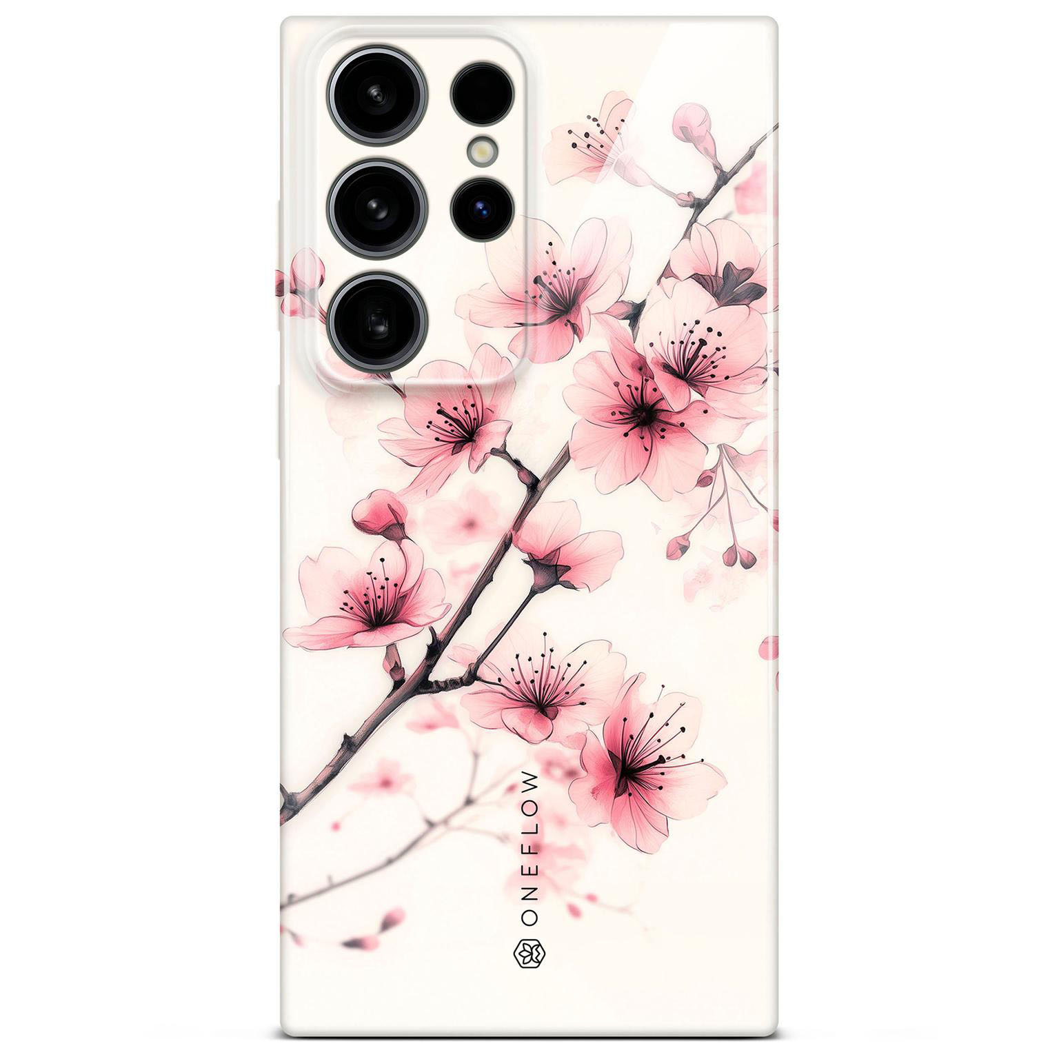 ONEFLOW Flower Cover Samsung Galaxy S24 Ultra Hülle mit Blumen Design – Produktbild 1