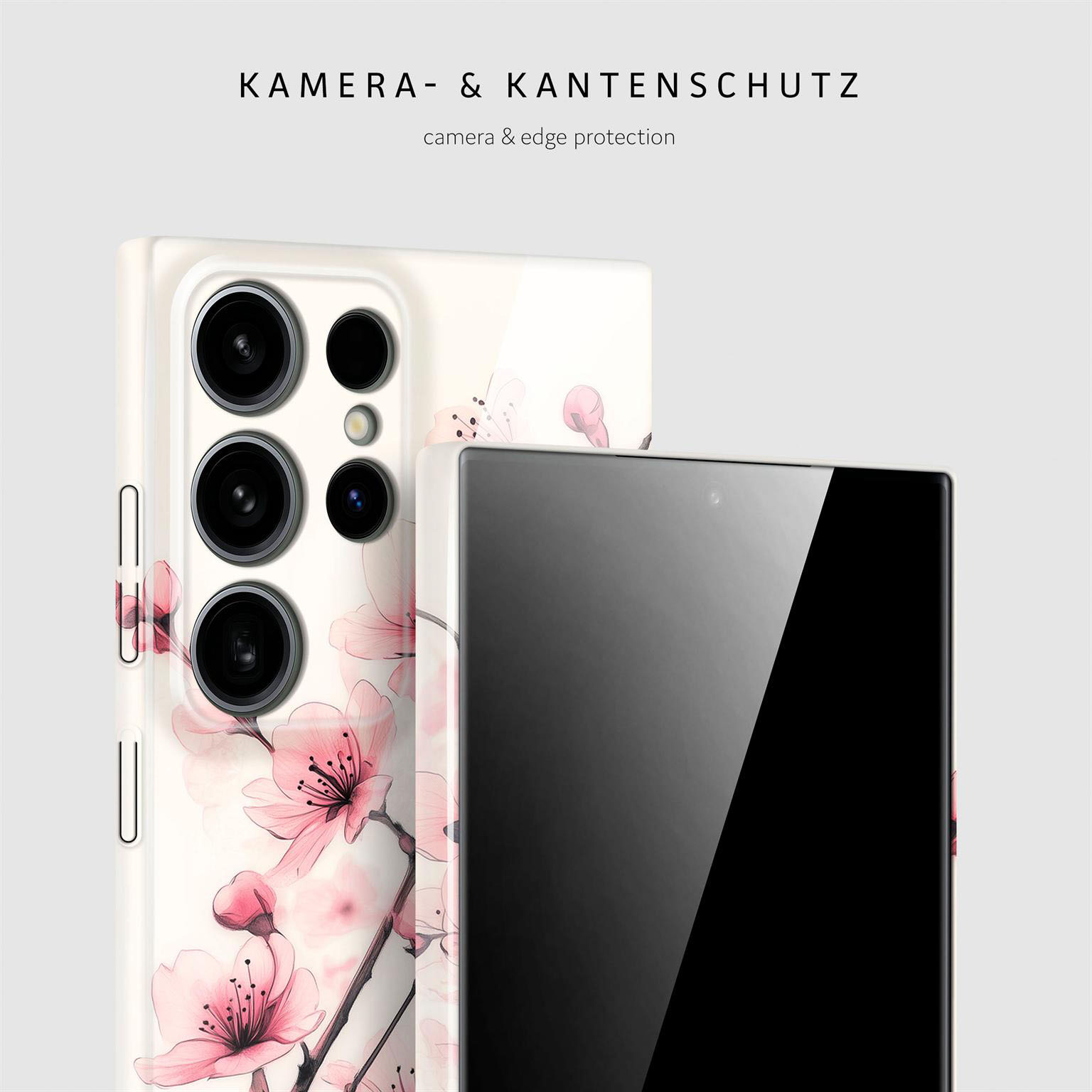 ONEFLOW Flower Cover Samsung Galaxy S24 Ultra Hülle mit Blumen Design – Produktbild 2