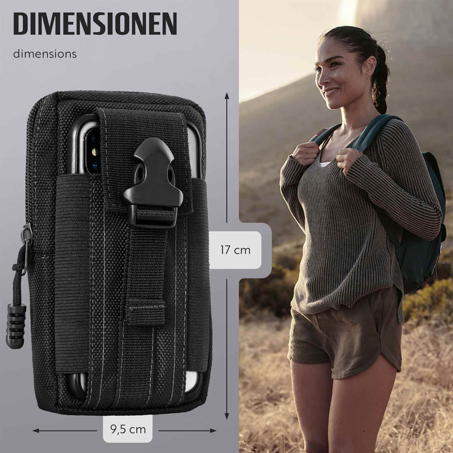 ONEFLOW Survival Case Honor Magic V6 Handytasche Outdoor – Produktbild 3