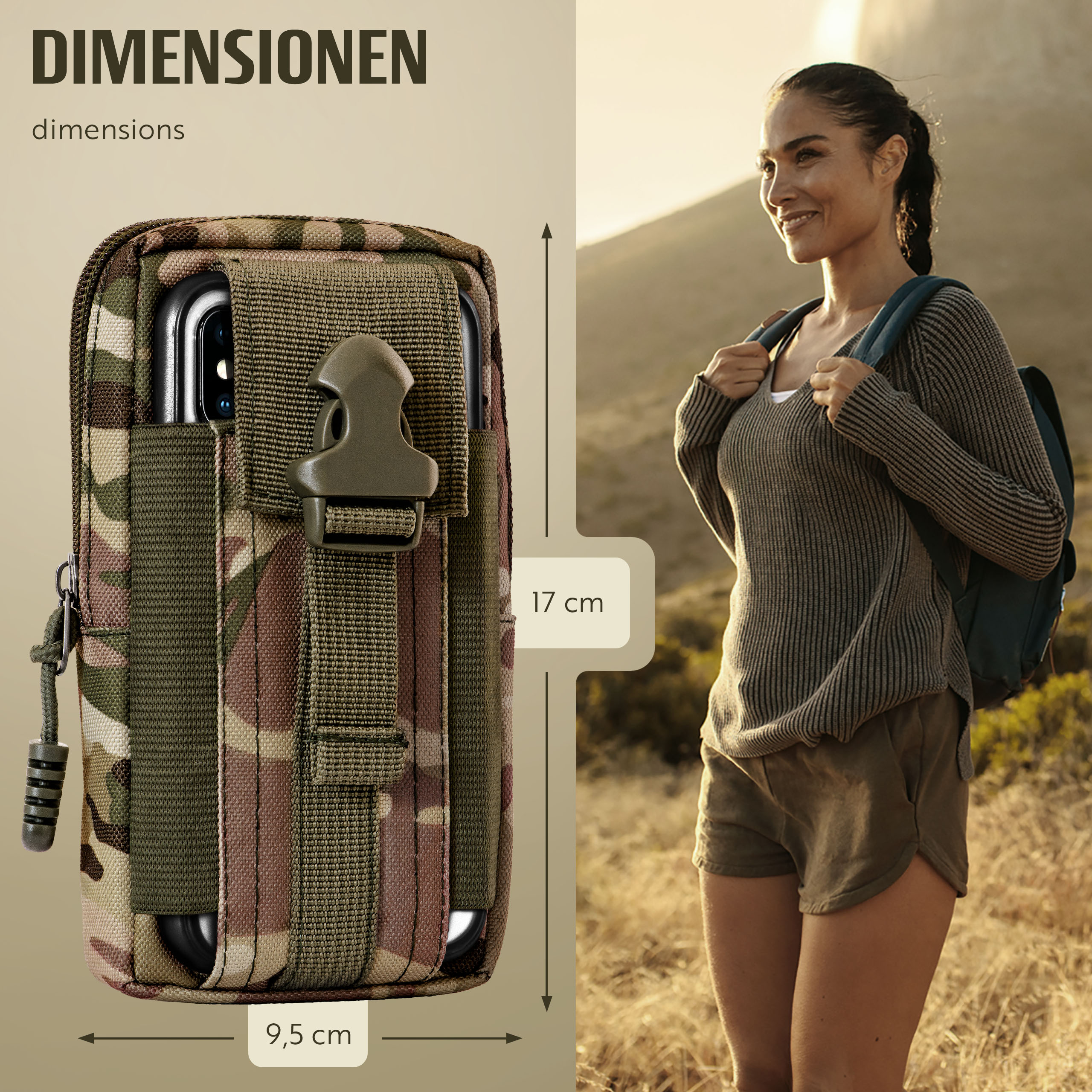 ONEFLOW Survival Case Poco F8 Pro Handytasche Outdoor – Produktbild 3